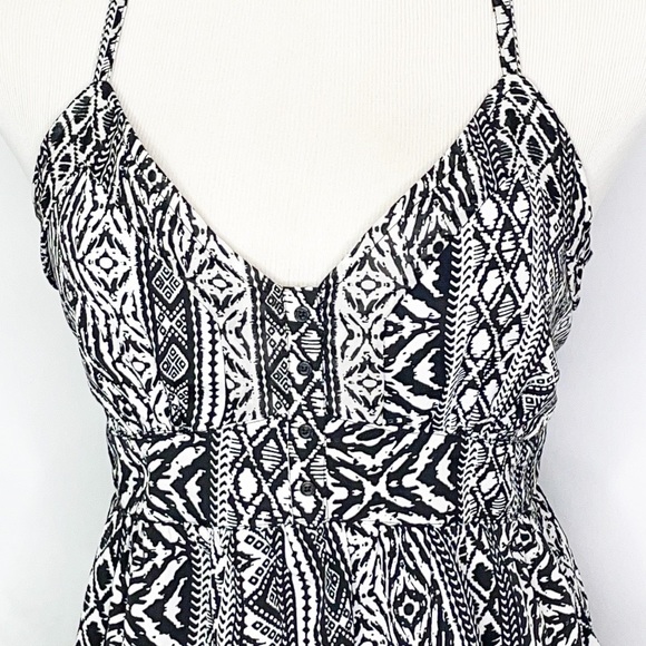 American Eagle Tribal Print Layered Top (L) - Picture 2 of 11